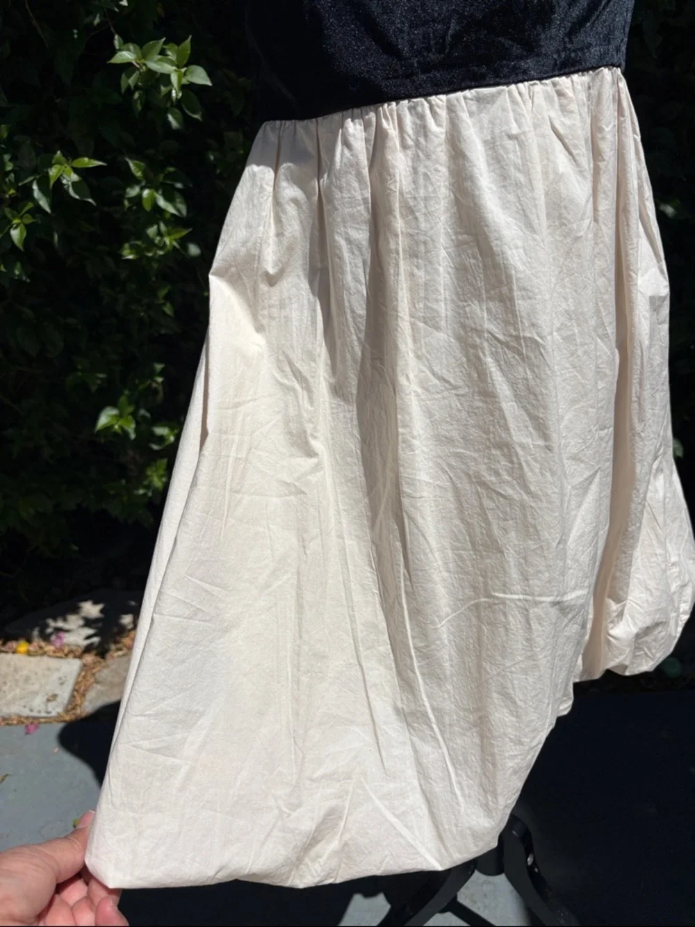 American Eagle Mini Dress Black Ivory Size Medium